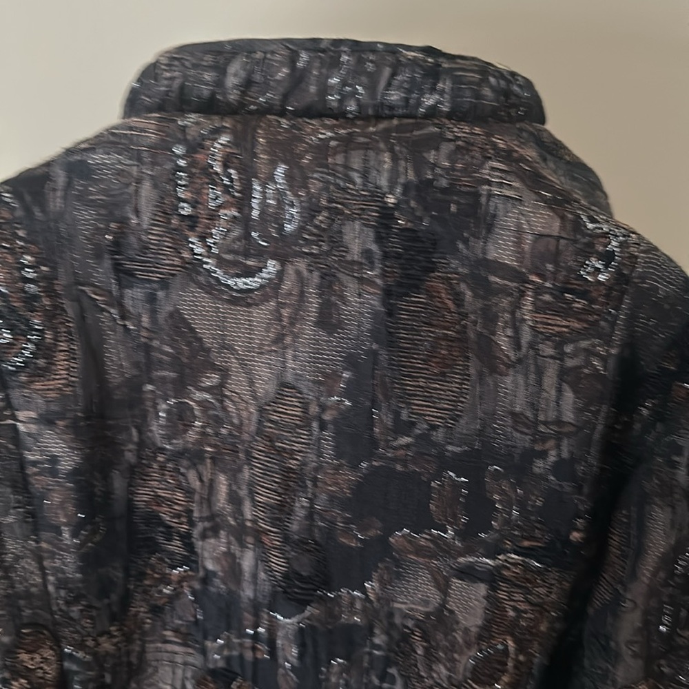 Jacket brown/black/silver threading' - Picture 3 of 7